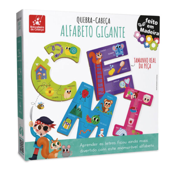 Quebra - Cabeça Alfabeto Gigante