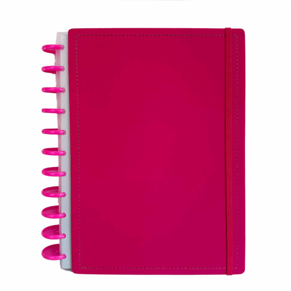 Caderno Universitário Pink - Diskô