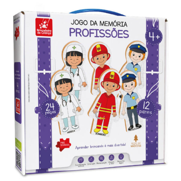 Jogo da memória: Profissões