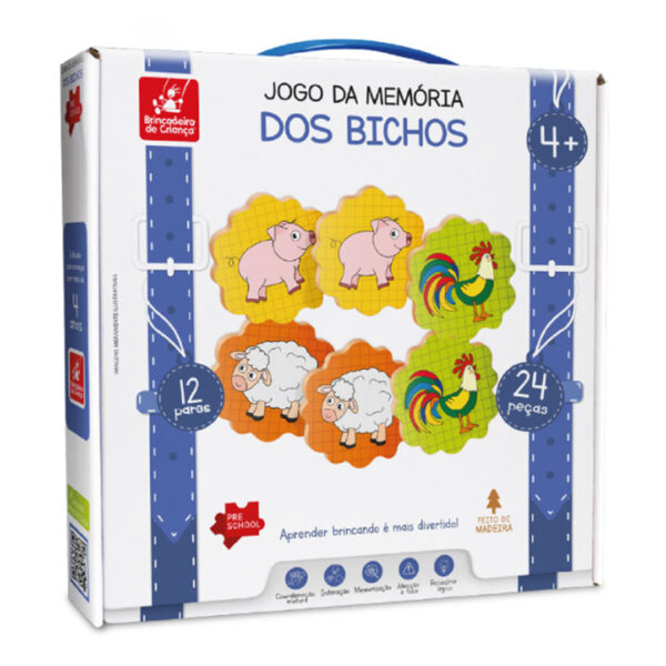 Jogo da memória dos bichos