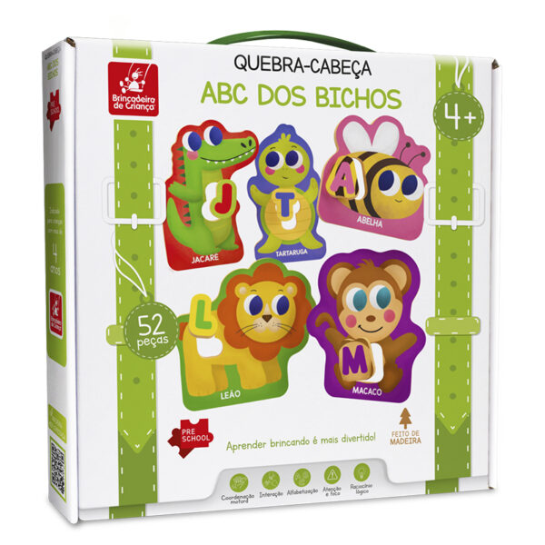Quebra cabeça - abc dos bichos