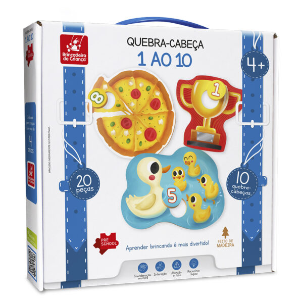 Quebra cabeça - 1 ao 10