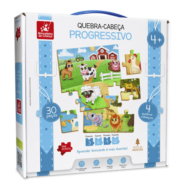 Quebra cabeça - progressivo