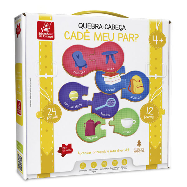 Quebra cabeça - cadê meu par