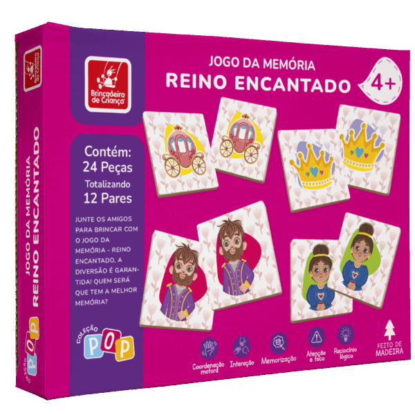 Jogo da memória - reino encantado