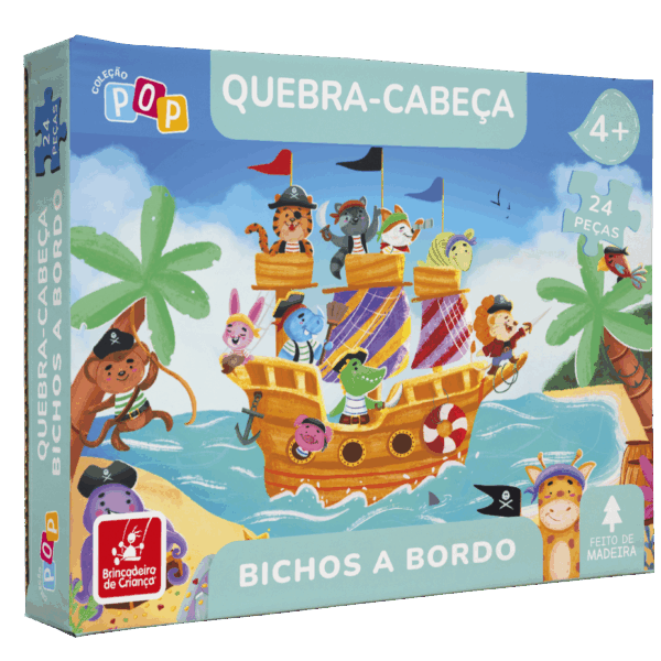Quebra cabeça - bichos a bordo