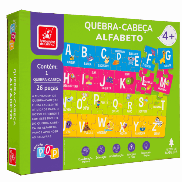 Quebra cabeça - alfabeto
