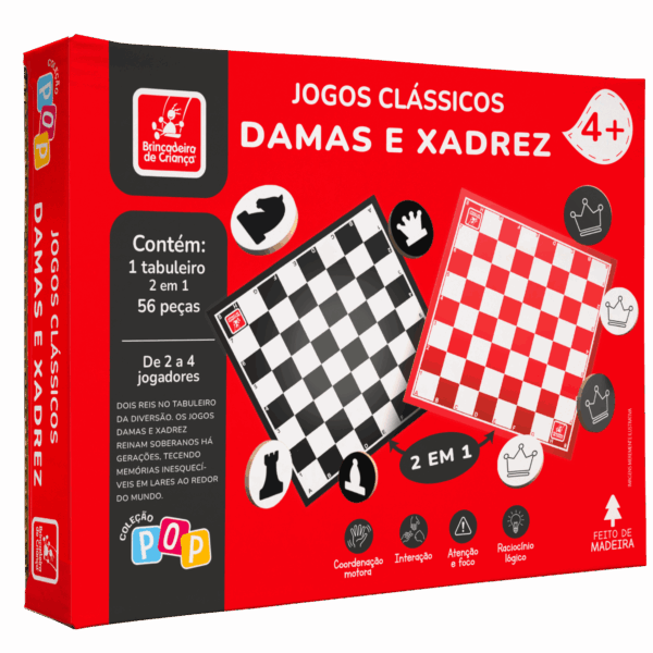 Jogos clássicos -  damas e xadrez
