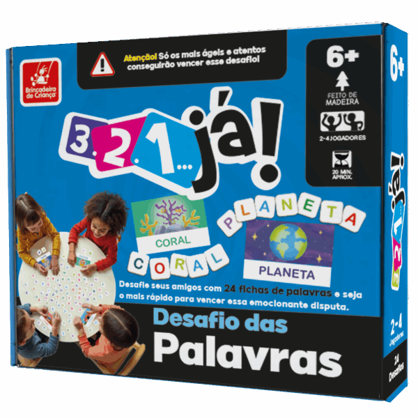 3 2 1 Já - desafio das palavras