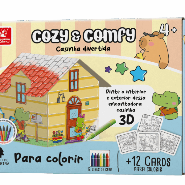 Cozy e comfy - casinha para colorir