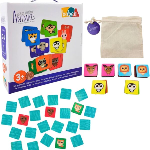 Joguinhos de Bolsa : Jogo do Memória Animais