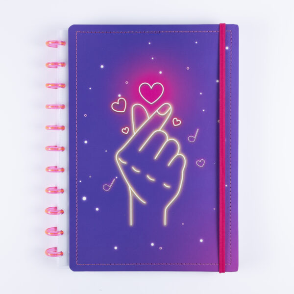 Caderno Finger Heart G - Diskô