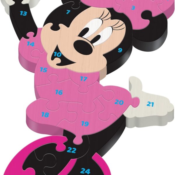 Quebra-cabeça alfanumérico disney - Minnie
