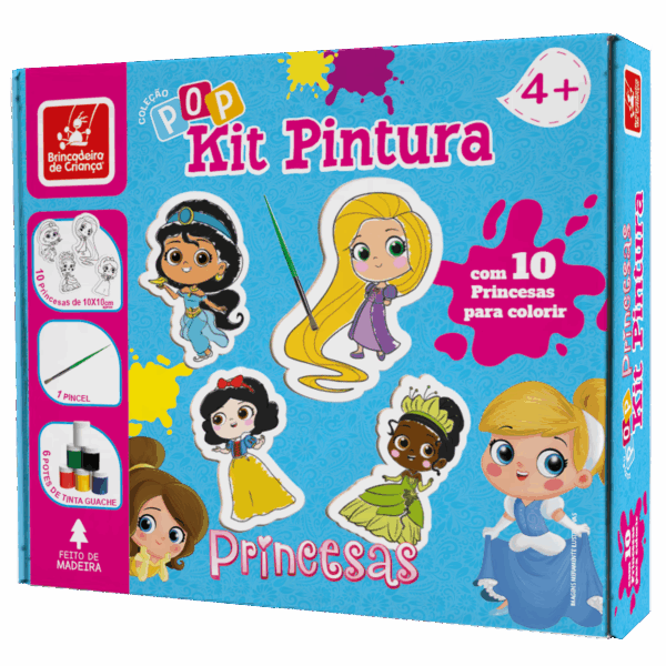 kit pintura - princesas