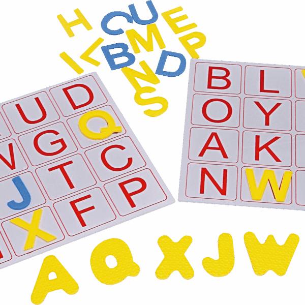 Alfabeto bingo das letras