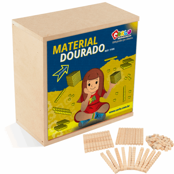 Material dourado 611 peças