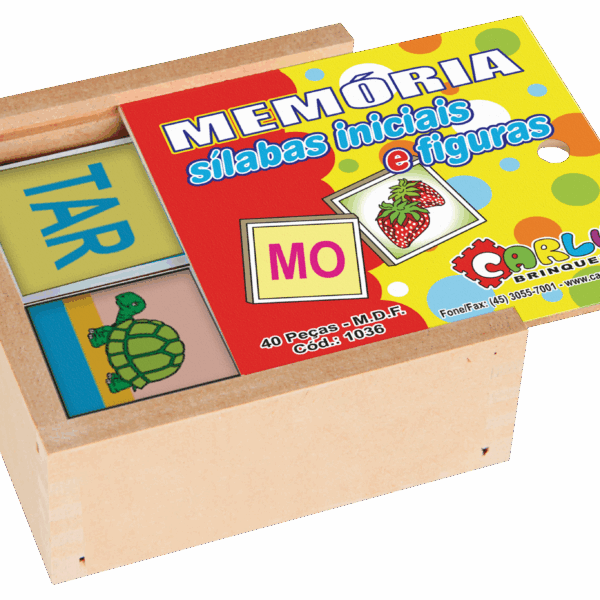 Jogo da memória - sílabas iniciais e figuras