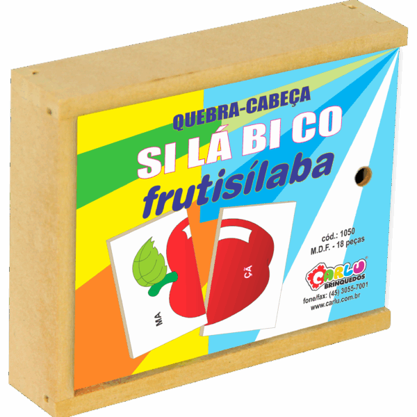 Quebra-cabeça silábico frutisílaba