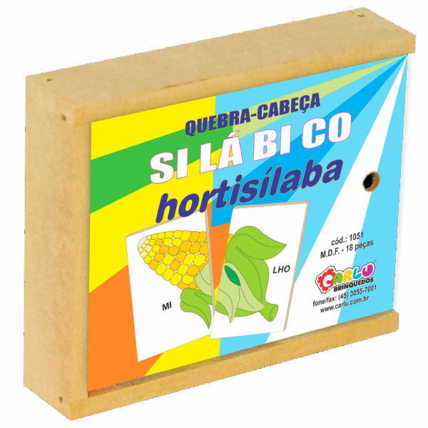Quebra-cabeça silábico hortisílaba