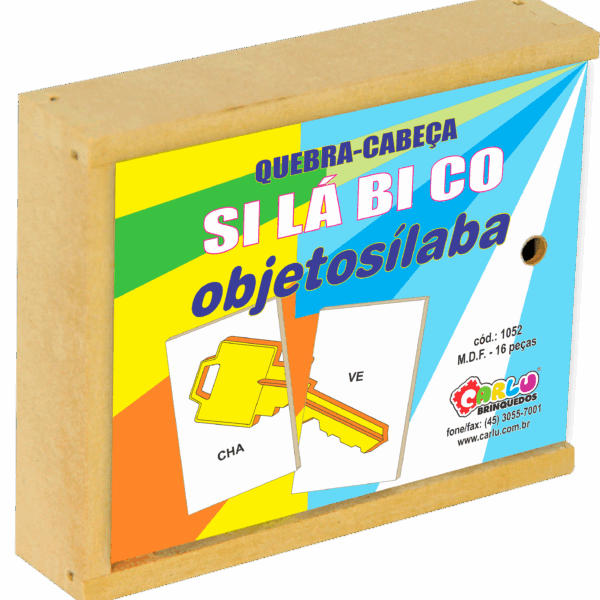 Quebra-cabeça silábico objetosílaba