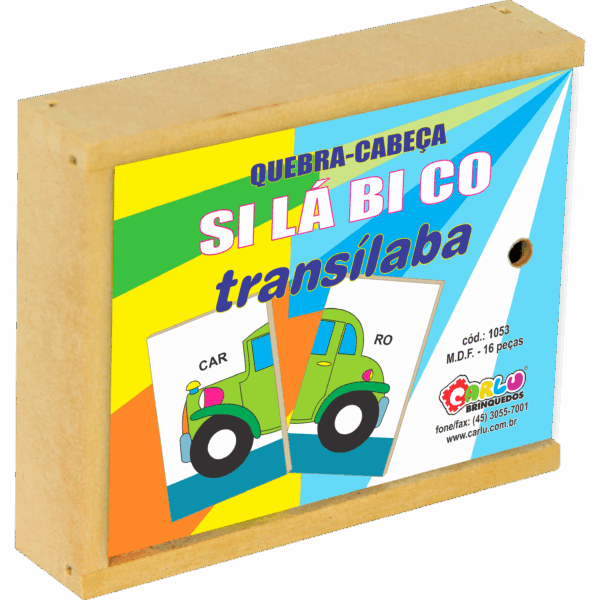 Quebra-cabeça silábico transílaba