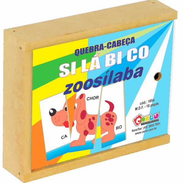 Quebra-cabeça silábico zoosílaba