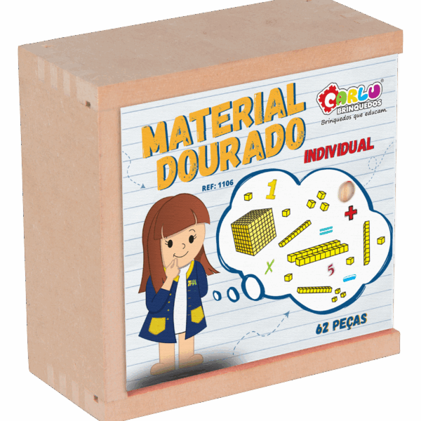 Material dourado individual
