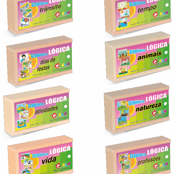 Sequência lógica kit com 8
