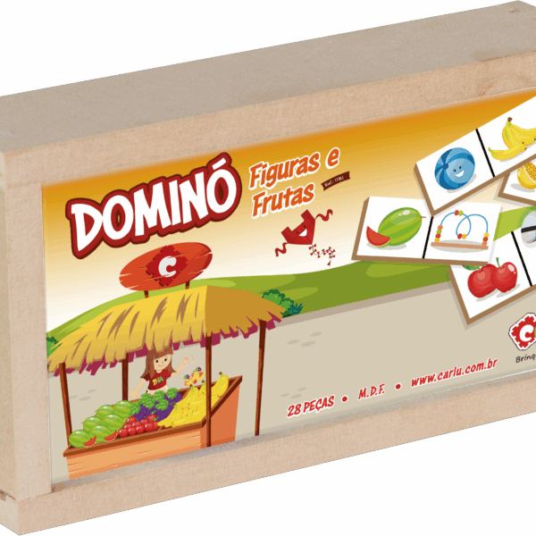 Dominó figuras e frutas