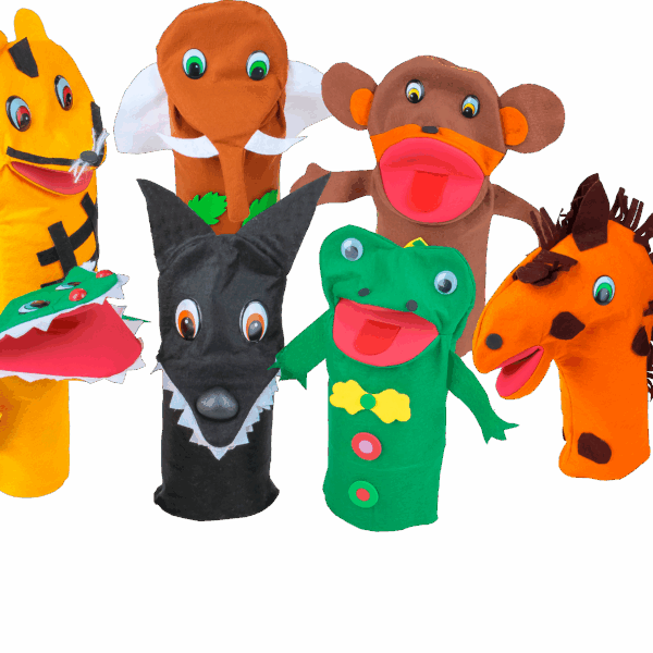 Fantoches animais selvagens
