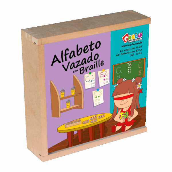 Alfabeto vazado em braille