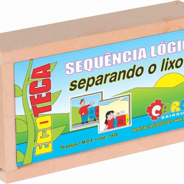 Sequência lógica separando o lixo