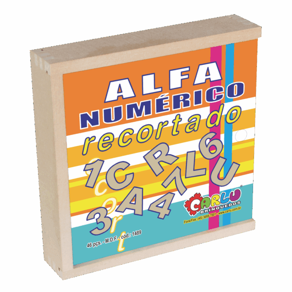 Alfanumérico recortado