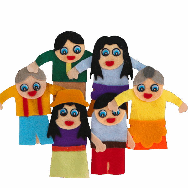 Dedoches família branca