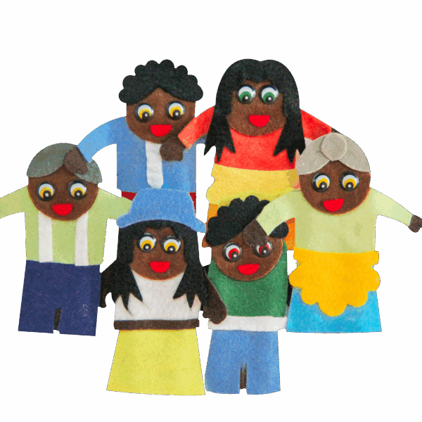 Dedoches família negra