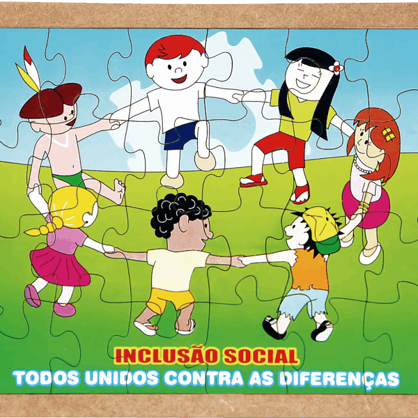 Quebra-cabeça inclusão social