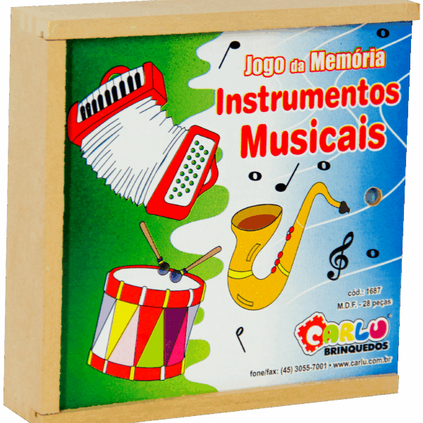 Jogo da memória - instrumentos musicais