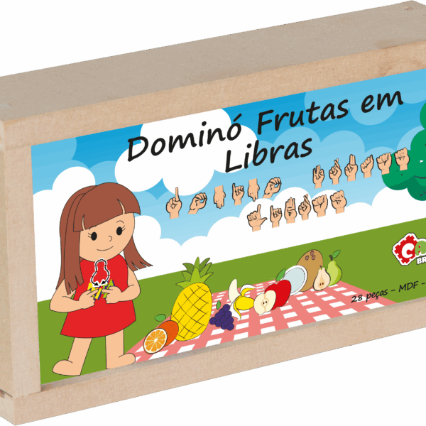 Dominó frutas em libras