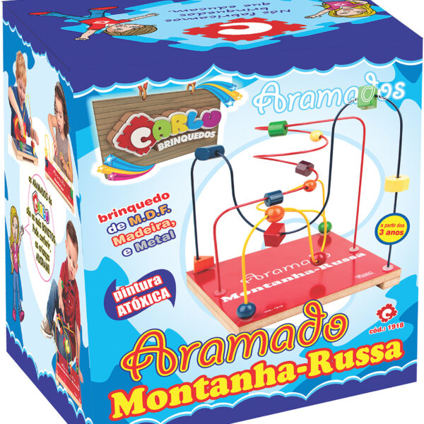 Aramado montanha-russa