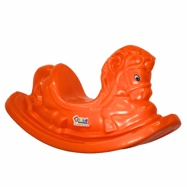 Balanço infantil cavalinho - laranja