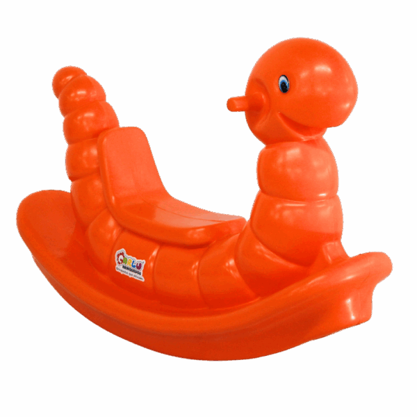 Balanço infantil minhoca - laranja