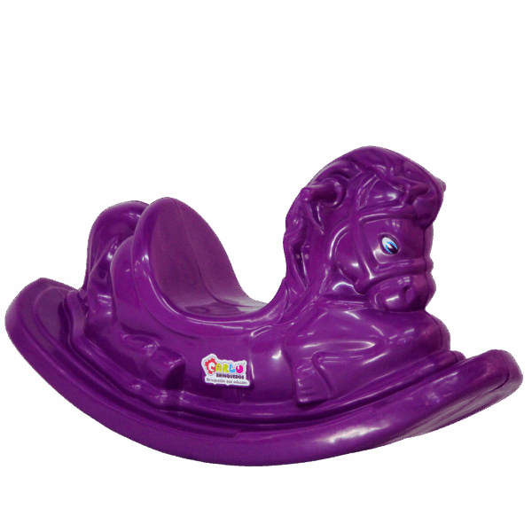 Balanço infantil cavalinho - roxo