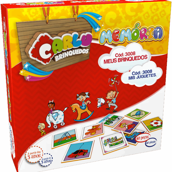 Jogo da memória - meus brinquedos