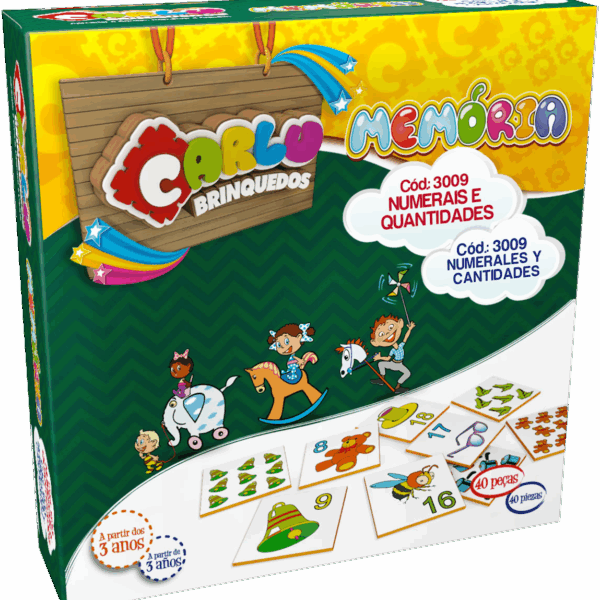 Jogo da memória - numerais e quantidades