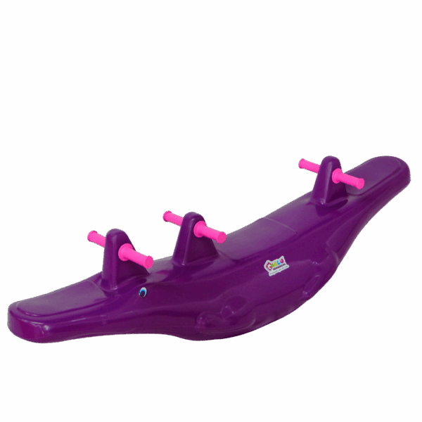 Gangorra crocodilo - roxo