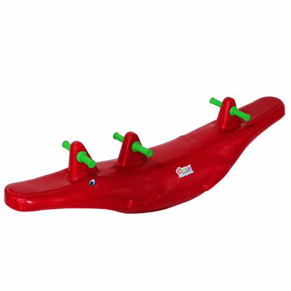 Gangorra crocodilo - vermelho