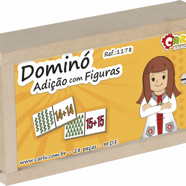 Dominó adição com figuras