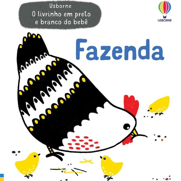 Fazenda: O livrinho preto e branco do bebê