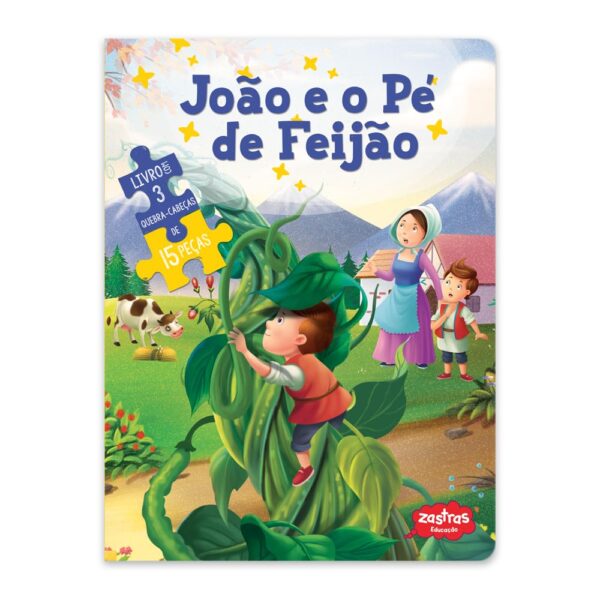 João e o pé de feijão: livro com quebra-cabeça