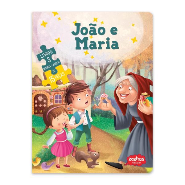 João e Maria: Livro com quebra-cabeça